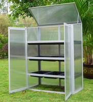 Mini serre extérieure en aluminium pour la culture hydroponique de légumes