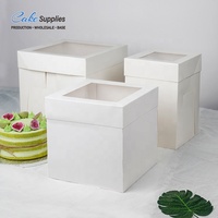 Boîte d'emballage en papier imprimé personnalisé, boîte de transport de gâteau au fromage imprimé personnalisé, boîte de transport de gâteau d'anniversaire, vente en gros