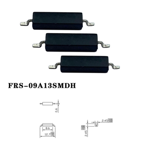 สวิตช์รีดแบบเปิดปกติ Fast FRS-9A41H ยี่ห้อ Golden GULL รุ่น Wing สีดำ 10W/100V/0.5A สำหรับติดตั้งบนแผงวงจรพิมพ์ - Product Image 1