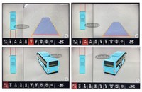 Bus 360 degrés caméra 3D Bird's Eye vue panoramique avant arrière côté AVM Surround Parking aide inverse système DVR 4 voies