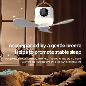 New Design 7200Mah Portable Usb Rechargeable Ceiling Professional Oem/Odm Outdoor Camping Fan With Emergency Led <b>Lighting</b> - Product Image 4