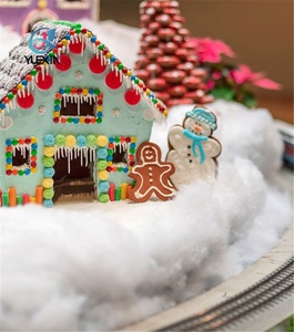 Luxurious Premium Artificial Faux Snow Fluff <strong>Fiber</strong> for Christmas Tree Covering Home and Party Decorations - Product Image 4