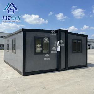 <span class=keywords><strong>Maison</strong></span> préfabriquée mobile prête à l'emploi, conteneur extensible <span class=keywords><strong>de</strong></span> 40 pieds, 20 pieds, 30 pieds, <span class=keywords><strong>maison</strong></span> préfabriquée en acier léger, deux chambres, <span class=keywords><strong>maison</strong></span> portable - Product Image 2