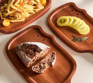 Planche à découper en <span class=keywords><strong>bois</strong></span> d'ébène créative double face en forme de chat, écologique et luxueuse, ustensiles de cuisine pour la maison, planche à fruits et à en-cas - Product Image 3