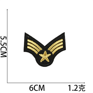 Groothandel Geweven Edelmetaaldraad Schoollogo Guangdong Handgemaakt Usa Borduurwerk Badge Accessoires Patches - Product Image 4