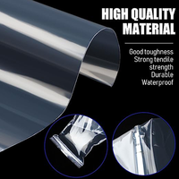 2 bolsas MIL - 100 en stock Bolsas de plástico desechables transparentes con cierre de cremallera de alta calidad, fuertes | 9 "X 12"
