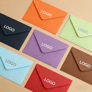 Custom Wholesale Low MOQ <b>Colorful</b> High Quality Paper Box <b>Envelope</b> Greeting Card Birthday Wedding Card - Product Image 1