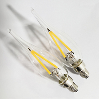 Ampoule à filament LED C22, ampoule LED bougie C22, ampoule LED C22, ampoule LED décorative C22