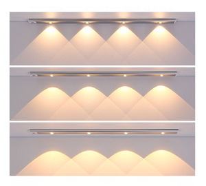 Capteur de mouvement alimenté par batterie LED éclairage de nuit bâton-n'importe où placard lumière pour couloir chambre escalier armoire lumières - Product Image 4