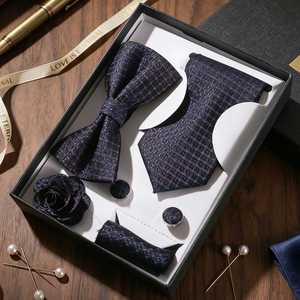 Juego de 6 Corbatas de Moño Ajustables de Terciopelo de Poliéster en Colores Sólidos Rojo, Azul y Negro, Duraderas, con Correa Ajustable, para Hombre, Regalo Empresarial - Product Image 3