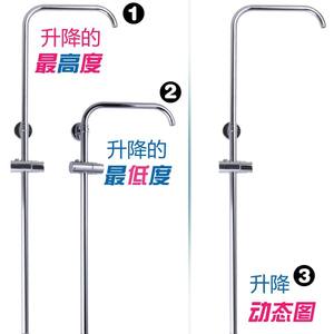 Support de Douche Moderne en Cuivre et Acier Inoxydable, Barre Épaissie sans Perçage, Support de Tuyau de Douche Exposé, Accessoires Rigides pour Tuyaux - Product Image 4