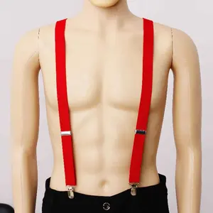 suspenders braces for man adjustable shirt stays kids leather tactical suspender custom garter garment belt 2021 new style strap