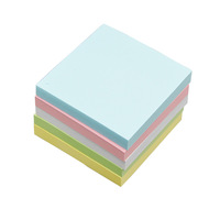 Bloc-notes autocollants personnalisés avec impression de logo multicolore pour le bureau, l'école et la maison