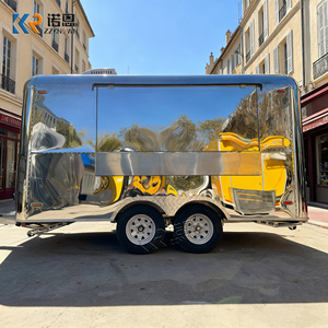 Camión de Comida Callejero Directo de Fábrica, Remolque de Comida Personalizado para Hamburguesas, Carrito de Catering de Acero Inoxidable con Certificación CE - Product Image 6