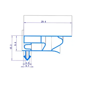 003 top quality Factory Price Oem Refrigerator Truck Door Seal Chiller Container Rubber Door Seals