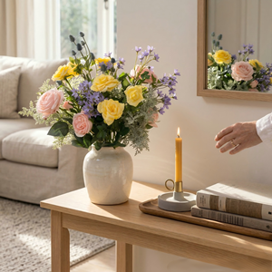 ดอกกุหลาบสีขาว<span class=keywords><strong>ช</strong></span>มพูทำมือ สัมผัสเหมือนจริง ดอกโบตั๋<span class=keywords><strong>น</strong></span>สำหรับตกแต่งห้อง<span class=keywords><strong>น</strong></span>ั่งเล่<span class=keywords><strong>น</strong></span>และงานแต่งงา<span class=keywords><strong>น</strong></span> - Product Image 4