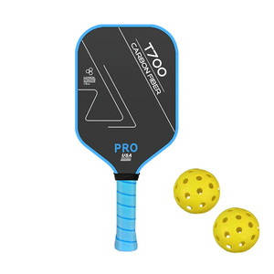 Raquette de pickleball Peak T700, 13,4 mm, fibre de carbone, antidérapante, pour entraînement, forme standard, 220 g - Product Image 4