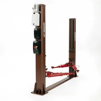 Plateforme de levage de voiture professionnelle à deux poteaux, plaque de base hydraulique, élévateur automobile 4,5 tonnes, équipement de garage robuste pour le levage de véhicules lourds