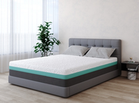 Matelas en mousse à mémoire de forme 12 pouces Queen King Size Visco Gel Ressort 30cm Rouleau de matelas en mousse pure ferme dans une boîte Colchon Custom