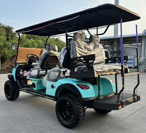WELIFTRICH high quality 5KW AC Motor 72V lithium battery 6 Seats 4+<b>2</b> seater Electric Lifted Off road Golf Cart - Product Image 2
