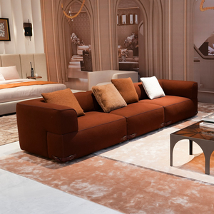 High Quality Living Room Luxury Fabric <strong>Sofa</strong> Sets Apartment Villa Light Luxury Style <strong>Wooden</strong> <strong>Frame</strong> Designer Couch Combination <strong>Sofa</strong> - Product Image 3