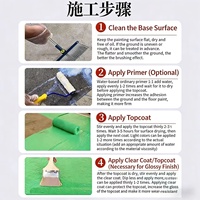 Peinture liquide Wufushan pour sols en ciment intérieurs – Rénovation de haute qualité, protection environnementale, résistante à l'usure