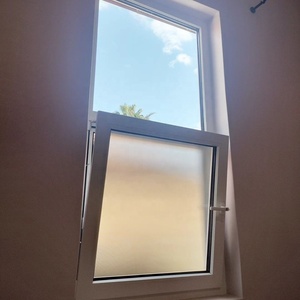 Mỹ phong cách nghiêng vào trong mở Trắng uPVC cửa sổ tùy chỉnh lớn xem Vinyl đôi kính cửa sổ nghiêng và biến cửa sổ <span class=keywords><strong>PVC</strong></span> - Product Image 6