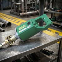AJZN Hocheffizienter Motorbetriebener Betonvibrator 1000W Leistung für Straßenbau Oberflächenarbeiten 220V 10kg 1-Jahres-Garantie