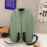 Sac à dos d'école pour étudiants en polyester léger de haute qualité, sac de voyage pour ordinateur portable unisexe, sac à dos pour ordinateur portable pour les trajets quotidiens