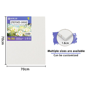 Lớn kéo dài vải cho bức tranh, 8 oz Ba primed 3/4 "hồ sơ bông vải trống, Khung vải cho sơn dầu & Acrylic - Product Image 2