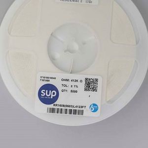 Whole Sale RR1608 0603L4123FT 0603 1608 Resistors Chip Resistors SMD Resistors 412Kohm 1% 1/10W Thick Film Resistor - Product Image 1
