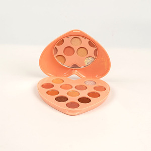 a prueba de manchas brillante en forma de corazón de sombra de ojos mate suave brillo <span class=keywords><strong>paleta</strong></span> de larga duración de maquillaje - Product Image 2