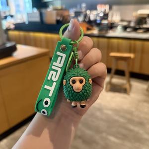 سلسلة مفاتيح جذابة عبر الحدود من شنغهاي جينغ مجردة للطلاب ، سلسلة مفاتيح كرتونية من بولي كلوريد الفينيل ، قلادة مضحكة في صندوق أعمى هدية - Product Image 4