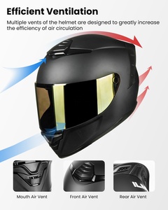 ILM 헬멧 Cascos 파라 모토 풀 페이스 오토바이 헬멧 풀 페이스 헬멧 MF566 - Product Image 4
