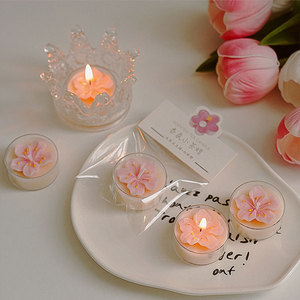 Handmade Mini Scented <b>Tea</b> <b>Light</b> Candle Creative Ornament 4 Hours Burning Time Gift Wholesale - Product Image 1