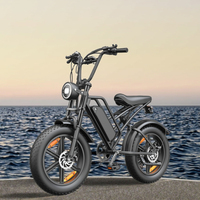 Vélo électrique rechargeable 750 W 48 V, moto tout-terrain, vélo de ville, vélos électriques, entrepôt américain, vitesse, rue, acier, batterie au lithium