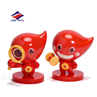Longzhiyu, 20 ans d'expérience en ODM, usine de pointe, personnalisation d'images IP, figurine de style Q, logo d'entreprise brillant, souvenir cadeau