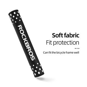 Protector de <span class=keywords><strong>Cadena</strong></span> de Bicicleta ROCKBROS, Portátil, Ligero y Duradero, con Adhesivos de Velcro para Bicicletas de Montaña y Carretera, Protección de Pintura del Cuadro - Product Image 4