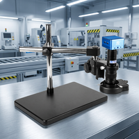 MSD411-4KV2 4K Digital Industrial Microscope with Long Arm Stand for PCB, Electronics and Precision Component Inspection