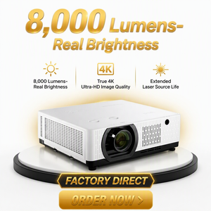 Projecteur laser 4K 8 000 lumens 3LCD <span class=keywords><strong>Ultra</strong></span> <span class=keywords><strong>HD</strong></span> haute luminosité pour grandes salles de conférence, musées et expositions - Product Image 1
