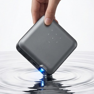 โปรเจคเตอร์พกพาคุณภาพสูง ระบบออโต้โฟกัส Android <span class=keywords><strong>13</strong></span> รุ่น S4 DLP ความละเอียด Native 1080P แบตเตอรี่ในตัว ใช้งานได้ทั้งภายนอกและภายในบ้าน ฉายภาพยนตร์ 3 มิติ - Product Image 1