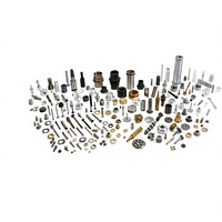 Pièces de machines de précision usinées CNC, usinage sur mesure de cuivre, titane, acier inoxydable, tournage, fraisage, service d'électroérosion à fil, précision 0,01-0,005 mm