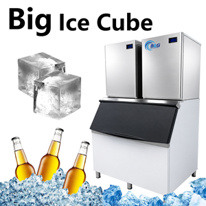 เครื่องทำน้ำแข็งก้อนใหญ่สำหรับโรงงานอุตสาหกรรม BLG รุ่น Maquina De Hielo ระบบพ่นความเย็น ผลิตน้ำแข็งใสแข็ง สำหรับบาร์ โรงแรม ร้านอาหาร และร้านเครื่องดื่ม - Product Image 1