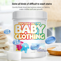 Poudre détachante pour linge de bébé à base d'extraits végétaux, sans agent fluorescent, élimine les taches de lait et de fruits jaunes, sel explosif