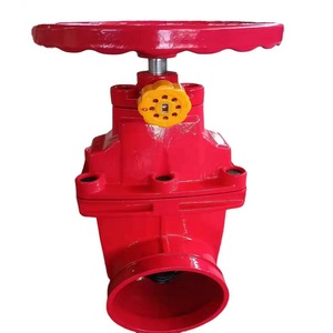 Vanne à opercule Longyao Shuangyong DN150 PN16 à opercule simple, joint souple flexible, raccord à collier pour la libération d'eau - Product Image 2