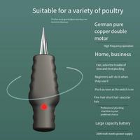 Plumeuse à volaille portative manuelle pour poulets et cailles