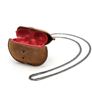 Elegante Protector de Auriculares Bluetooth, Correas de Lujo para Collar, Funda de Cuero Genuino para <span class=keywords><strong>Apple</strong></span> <span class=keywords><strong>Beats</strong></span> Studio Buds - Product Image 5