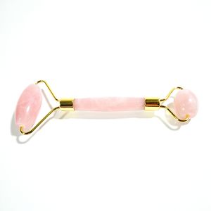 Rouleau de massage du visage anti-âge en quartz rose naturel pour le cou, minceur, beauté, bricolage, 100% - Product Image 3