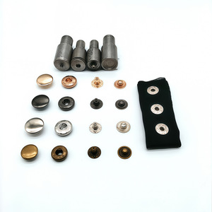 Toptan Özel Çinko Alaşımı 12.5mm-15mm Çıtçıtlı Düğmeler Saplı Yuvarlak Şekil Pullu Süsleme Çevre Dostu Kaplama Yıkanabilir - Product Image 5