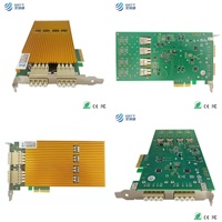 Adaptateur de dérivation de serveur Ethernet Gigabit à quatre ports fibre Puce Intel I350AM4